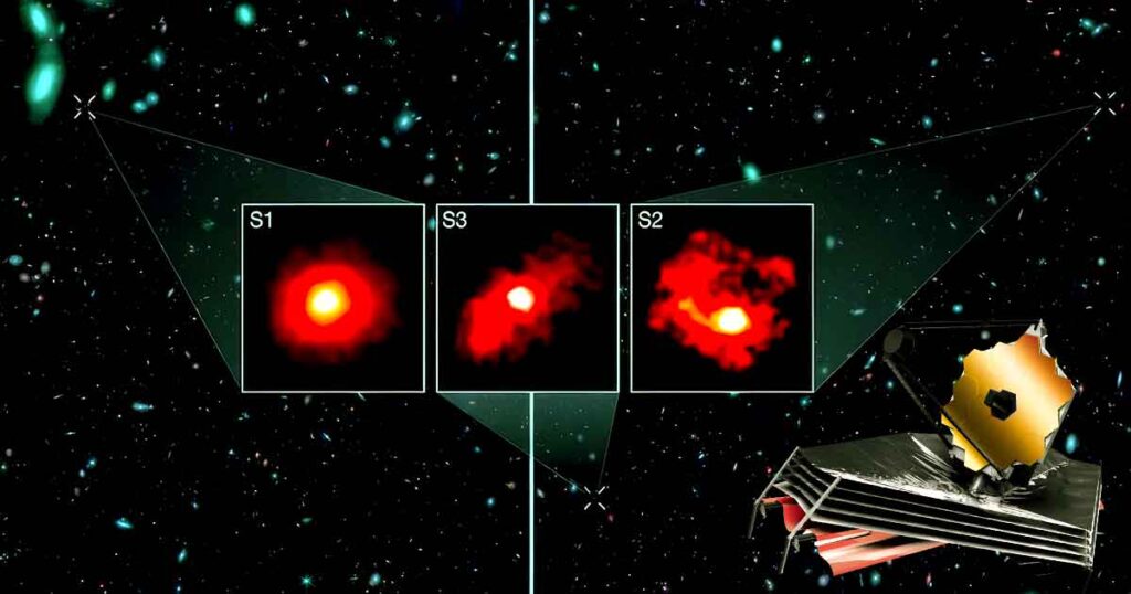 James Webb Space Telescope (JWST) और "Red Monsters"